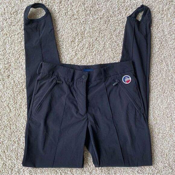 Fusalp Black Slim-leg Stirrup Ski Pants size 36 / US 6 EUC - Picture 1 of 4